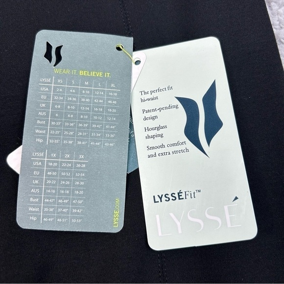 Lysse Pants Womens Small NWT Capri Leggings High Waist Hourglass Shaping Basic - Picture 2 of 4